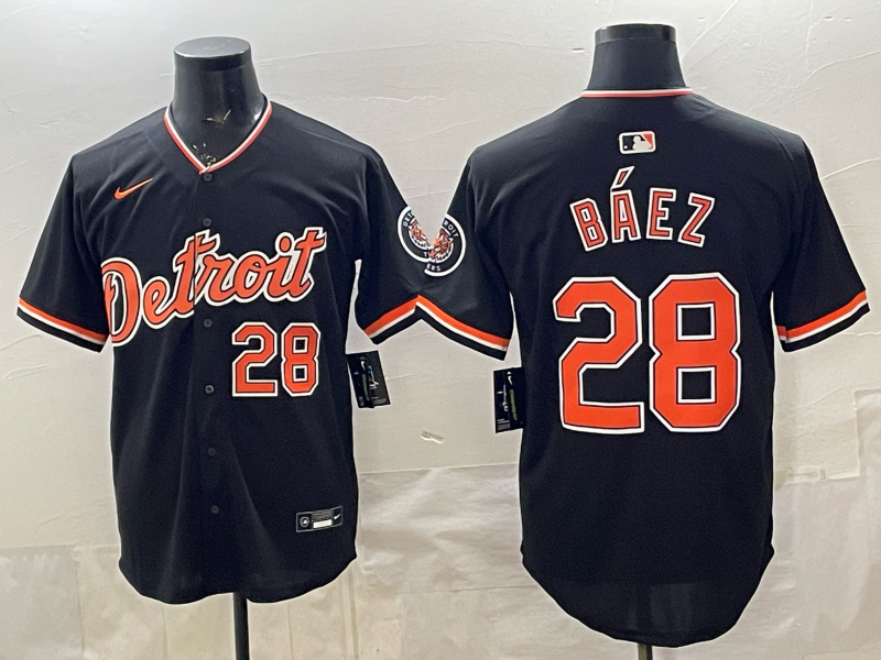 Men Detroit Tigers #28 Daez black Nike 2026 MLB Jersey 0402002